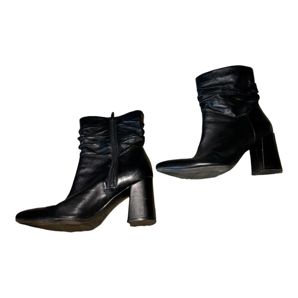 COPY - Naturalizer Hollace slouchy leather chunky ankle booties - Picture 5 of 6